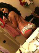 Sexy brunette teenie is pleasing two horny old daddies for some cash